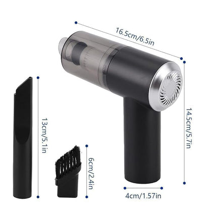 2-in-1 Wireless Car Vacuum Cleaner & Powerful Blower | High Suction