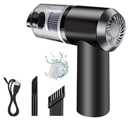 2-in-1 Wireless Car Vacuum Cleaner & Powerful Blower | High Suction