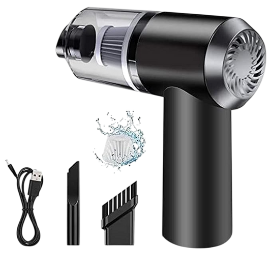2-in-1 Wireless Car Vacuum Cleaner & Powerful Blower | High Suction